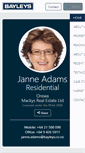 Mobile Screenshot of janneadams.bayleys.co.nz