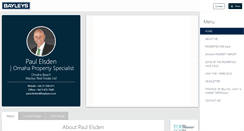 Desktop Screenshot of paulelsden.bayleys.co.nz