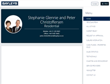 Tablet Screenshot of peterchristoffersen.bayleys.co.nz