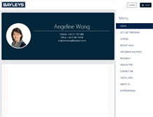 Tablet Screenshot of angelinewong.bayleys.co.nz