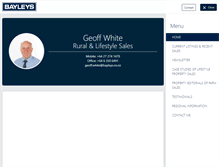 Tablet Screenshot of geoffwhite.bayleys.co.nz