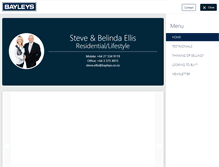 Tablet Screenshot of ellisellis.bayleys.co.nz