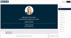 Desktop Screenshot of beulahthomson.bayleys.co.nz
