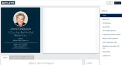 Desktop Screenshot of jennifinlayson.bayleys.co.nz