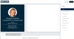 Desktop Screenshot of angelarudling.bayleys.co.nz