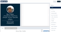 Desktop Screenshot of bevcalder.bayleys.co.nz