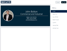 Tablet Screenshot of johnbolton.bayleys.co.nz